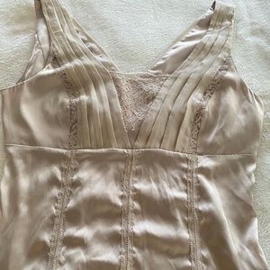 Silk and Lace Camisole Tank Top WHBM